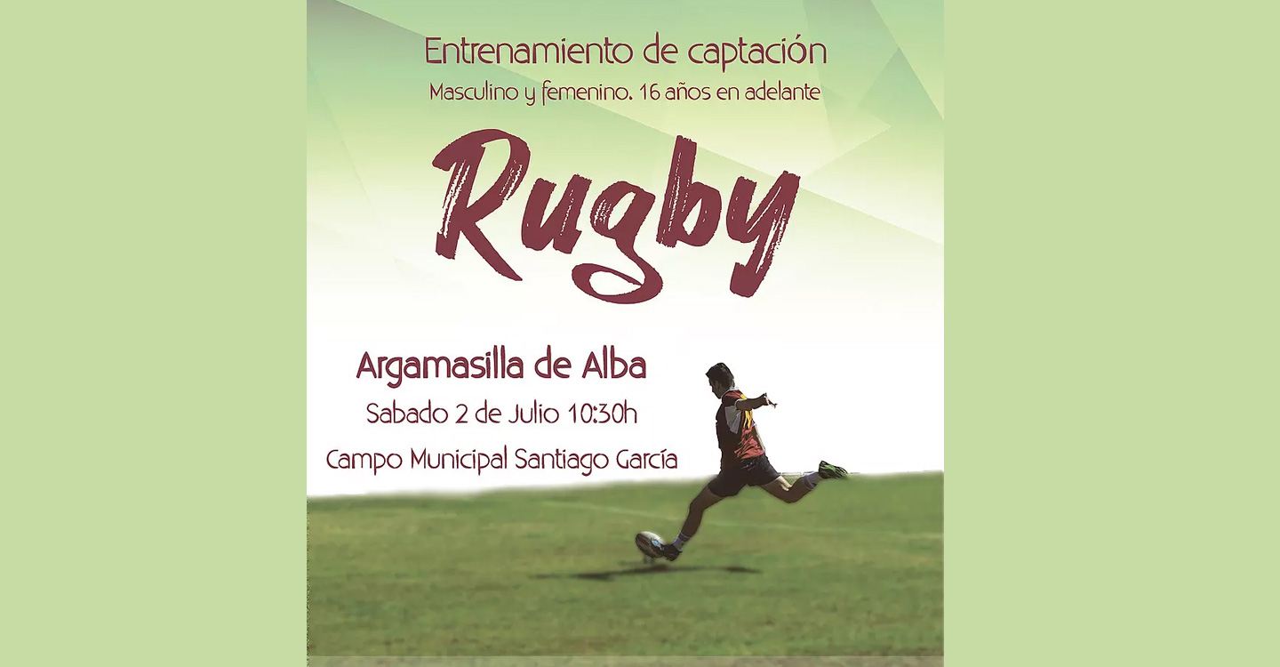 Entrenamiento de captación y demostración del Club de Rugby Gigantes de La Mancha