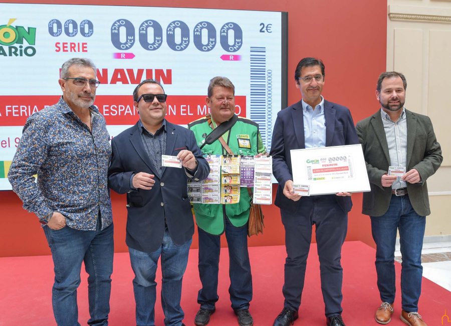  FENAVIN se difunde como una feria inclusiva y accesible en los cinco millones de cupones de la ONCE para el sorteo del 8 de mayo 