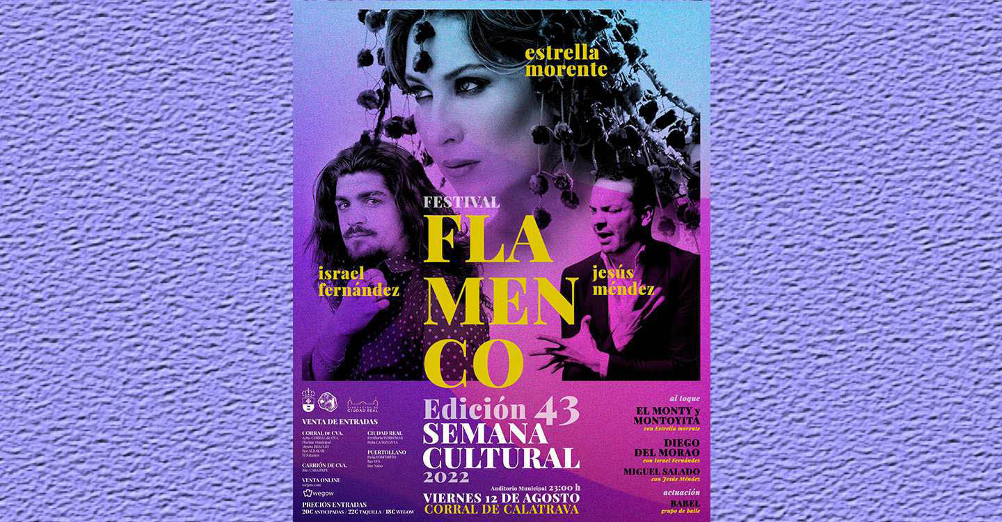 Ya están a la venta las entradas para el 43 Festival flamenco de Corral de Calatrava 