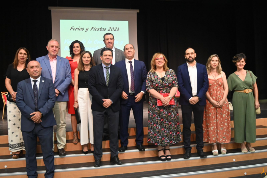  Ballesteros de Calatrava inaugura sus fiestas con la asistencia del presidente de la Diputación de Ciudad Real 