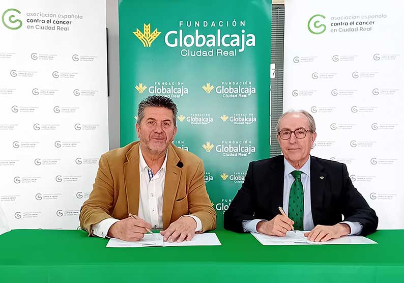 La Fundación Globalcaja renueva su apoyo a la Asociación Española Contra el Cáncer para sus servicios de fisioterapia, nutrición y logopedia