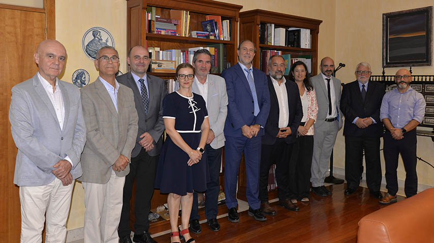 El rector de la UCLM aborda con su homólogo de Jaén aspectos sobre formación, desarrollo territorial y vertebración