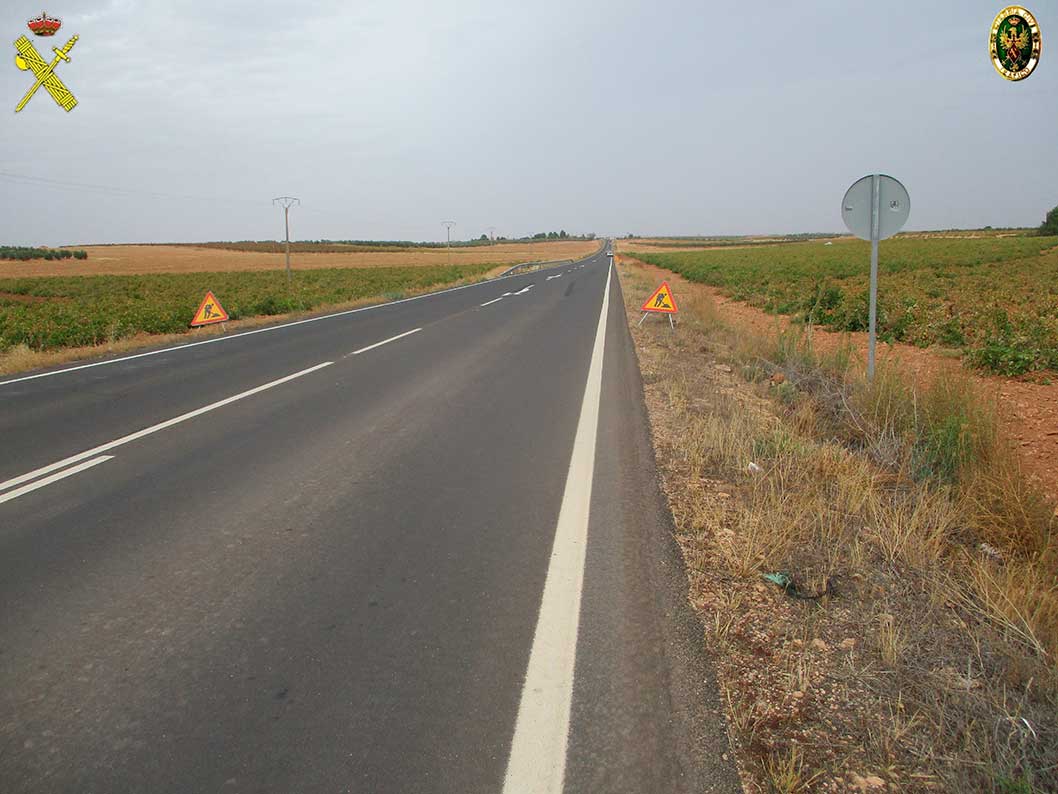 La Guardia Civil investiga al conductor de un vehículo por un delito de lesiones por imprudencia en accidente de circulación