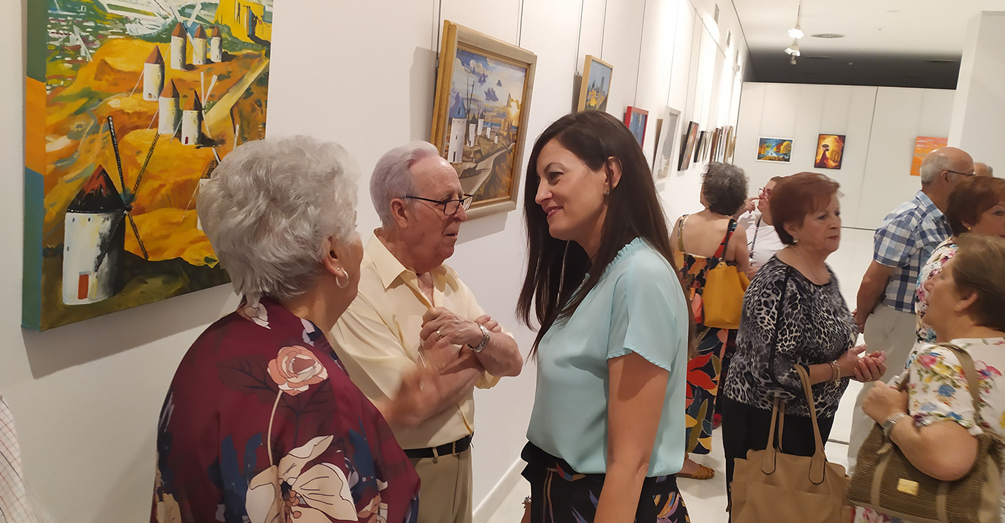 Inaugurada la XXXVIII Exposición de Artesanía de Mayores del Centro de Bonillas