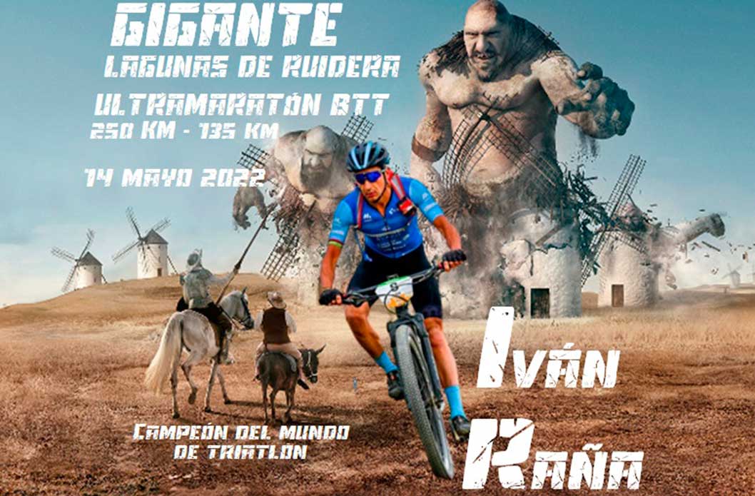 Iván Raña correrá la Gigante Lagunas de Ruidera, una ultramaratón de 250 km de BTT