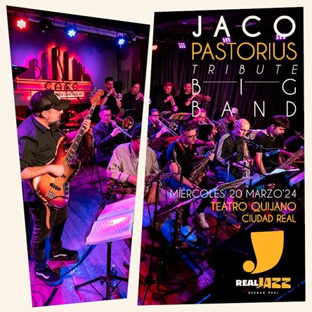 La  Jaco Pastorius Tribute Big Band llega a Ciudad Real con 17 de los mejores músicos del panorama jazzístico