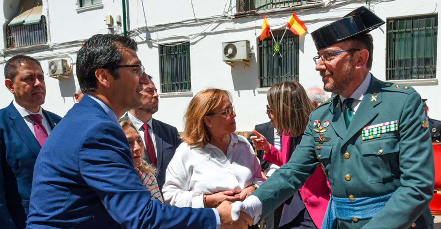  El presidente de la Diputación ha asistido a los actos conmemorativos del 178 Aniversario de la Fundación de la Guardia Civil 