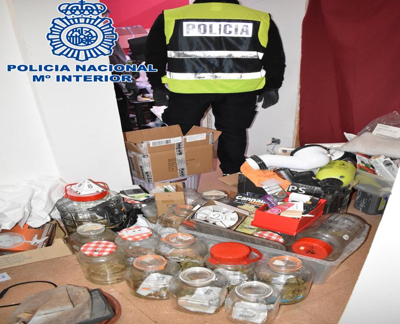 La Policía Nacional detiene a tres personas y desmantela una plantación de marihuana en Alcázar de San Juan gracias a la colaboración ciudadana