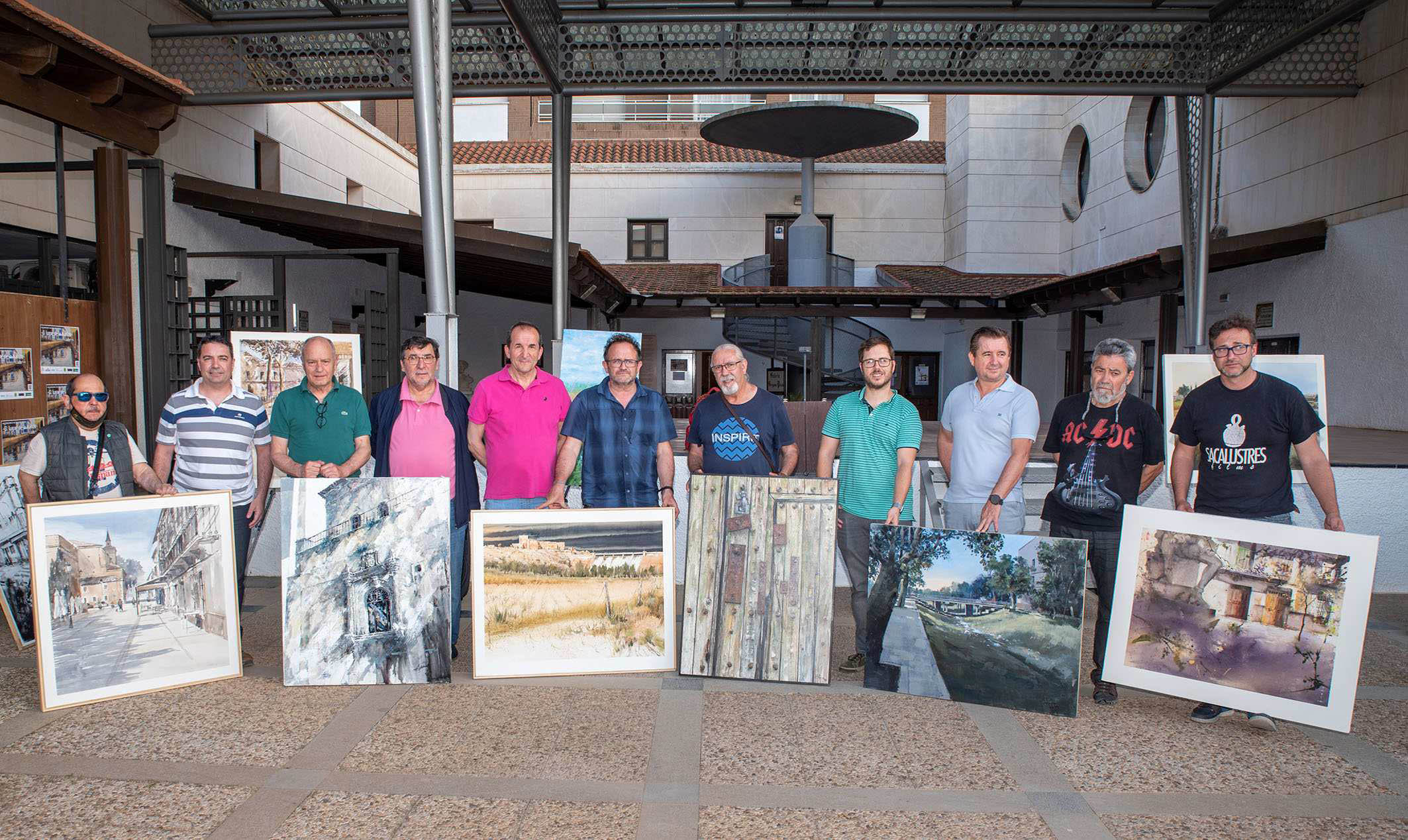 Miguel Carlos Montesinos gana el VIII Concurso de Pintura Rápida "El lugar de La Mancha" de Argamasilla de Alba