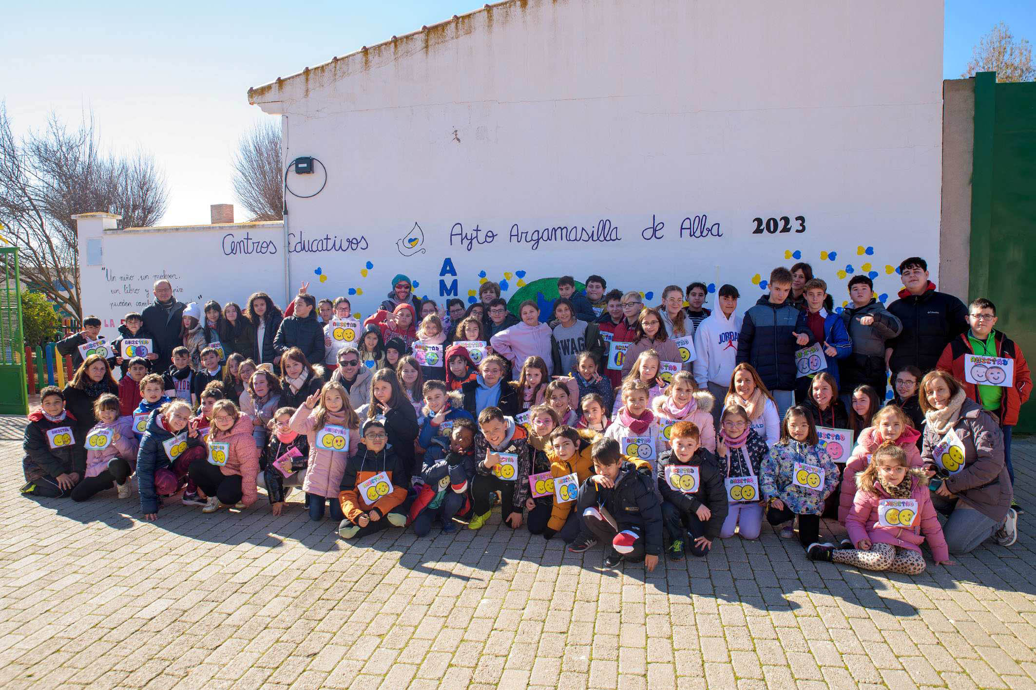 Los centros educativos de Argamasilla de Alba celebran el Día Escolar de la No Violencia y la Paz