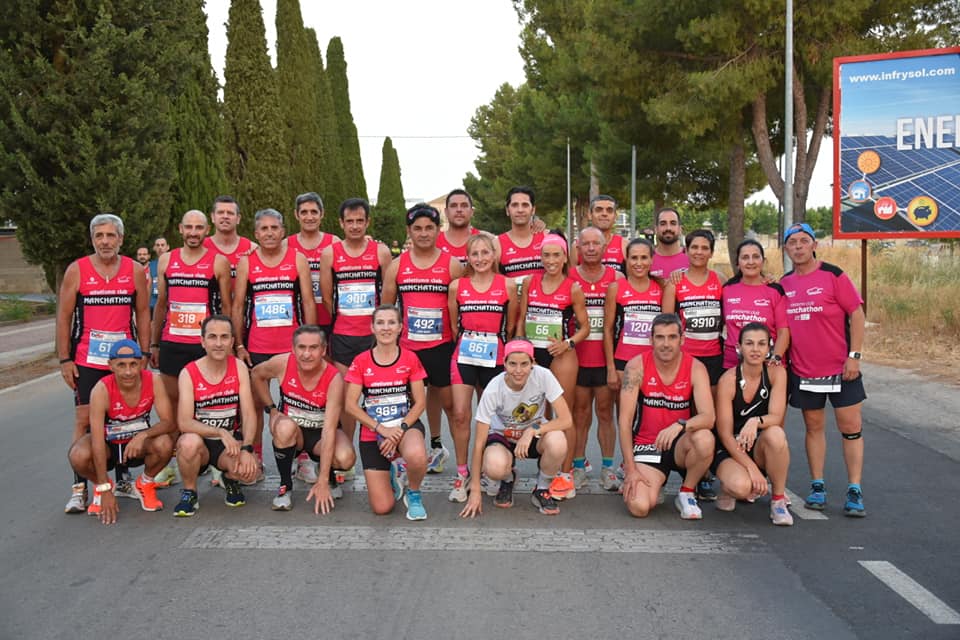 Amplia representación del A.C Manchathon en la Nocturna 10K Socuéllamos Music Night Race