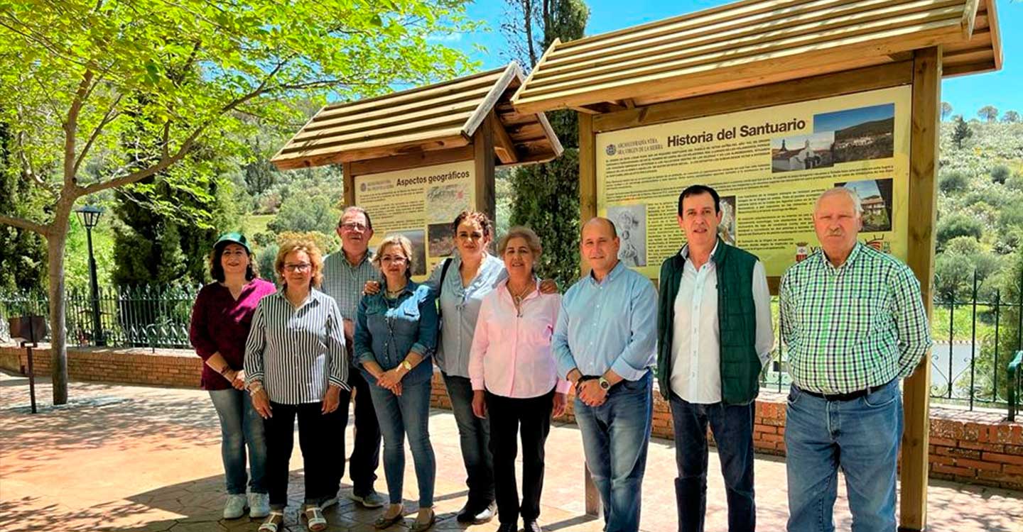 El Ayuntamiento de Villarrubia de los Ojos coloca nuevas señales en el entorno de la Ermita de la Virgen de la Sierra 