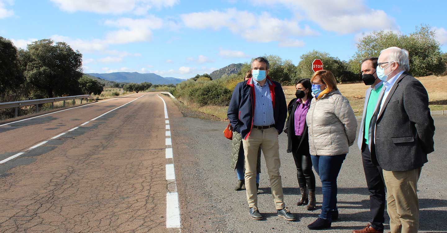 El Gobierno de Castilla-La Mancha acometerá en 2022 las obras de mejora del firme de la CM-4200 entre Chillón y el límite de provincia con Badajoz