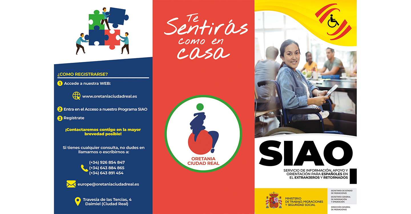 ORETANIA Ciudad Real pone en marcha el SIAO, un nuevo servicio de orientación laboral sin fronteras