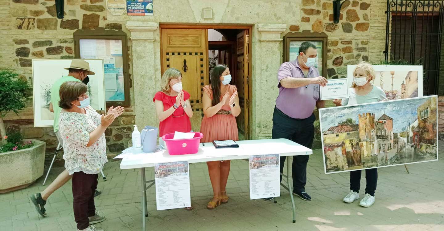 Pepi Sevilla Ruano, primer premio del Certamen de pintura rápida “Duque de la Victoria” de Granátula de Calatrava 