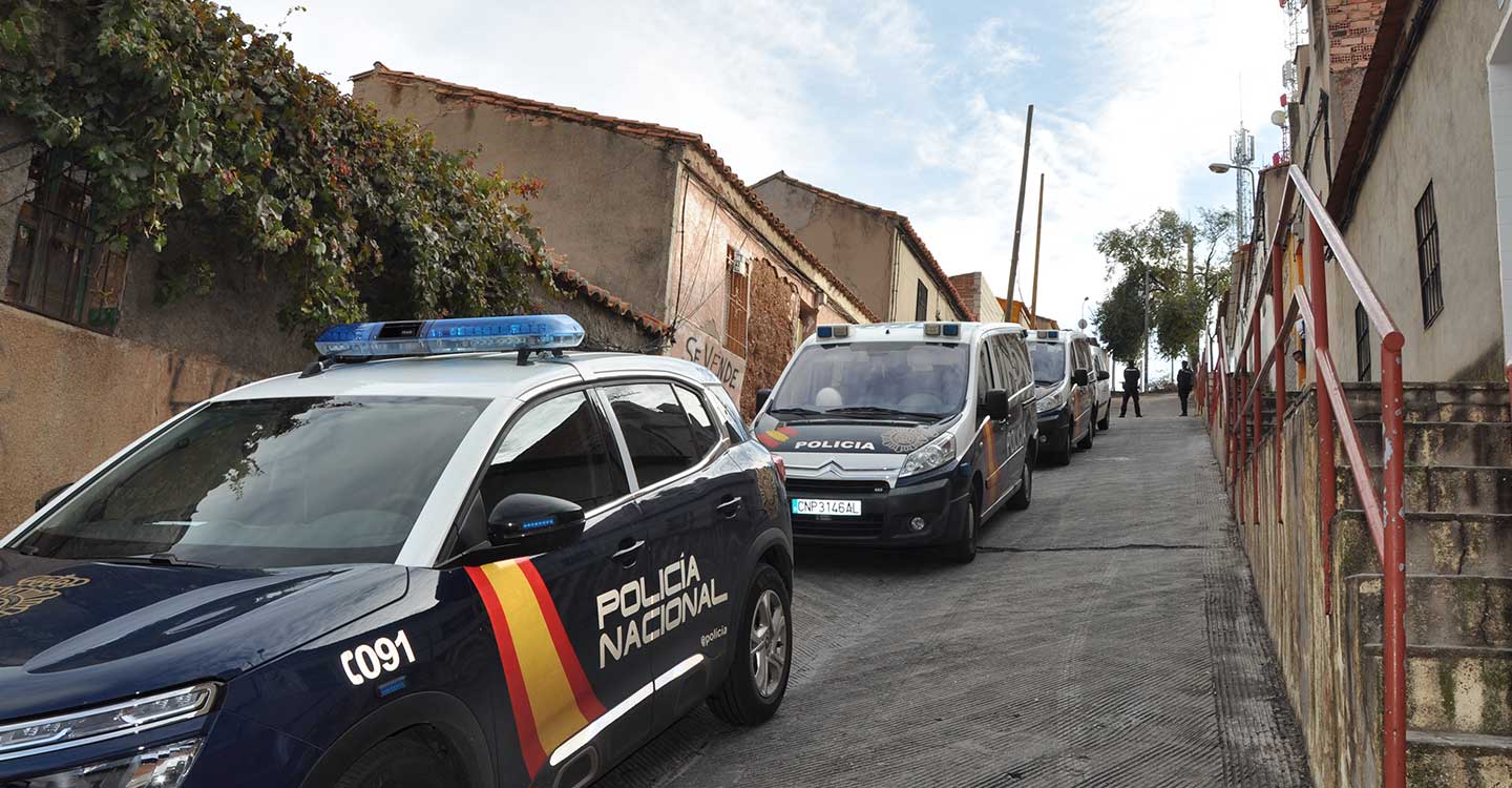 Policía Nacional desmantela varios puntos de venta de drogas en el barrio del Carmen de Puertollano