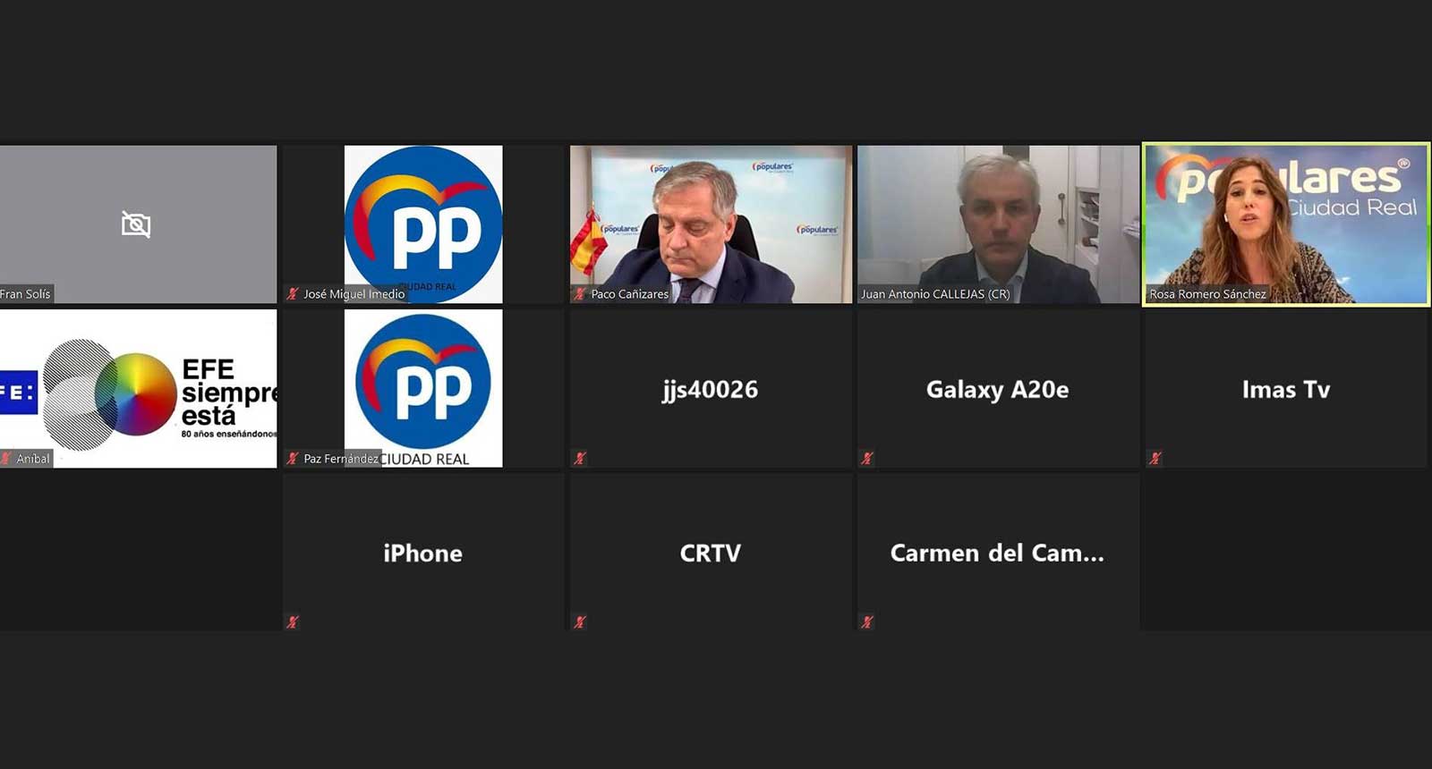 Los parlamentarios nacionales del PP por Ciudad Real lamentan que en CLM tengamos los peores gobernantes que generan los peores datos sanitarios, económicos y de empleo de todo el país