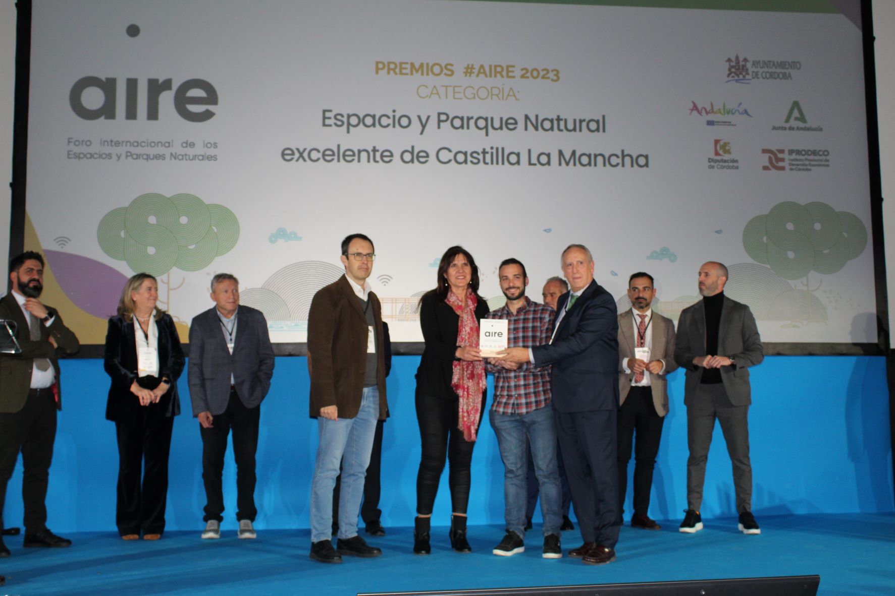 El Parque Natural Lagunas de Ruidera recibe un Premio AIRE23 en el Foro Internacional de los Espacios Naturales de Córdoba