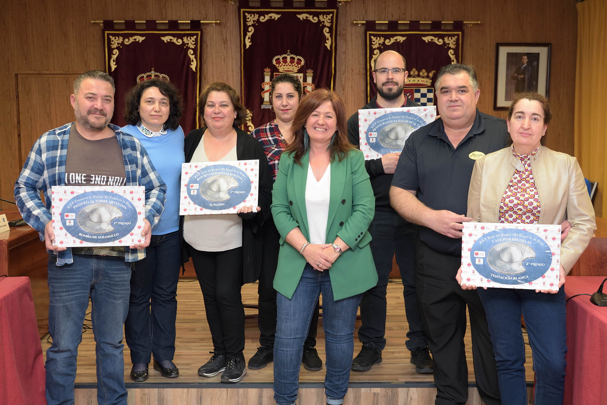 Primeros premios para la Pizzería 'La Torre Artesana' en el XII Concurso de Tapas y para Bar Restaurante ‘La Alacena’ en la III Ruta del Postre