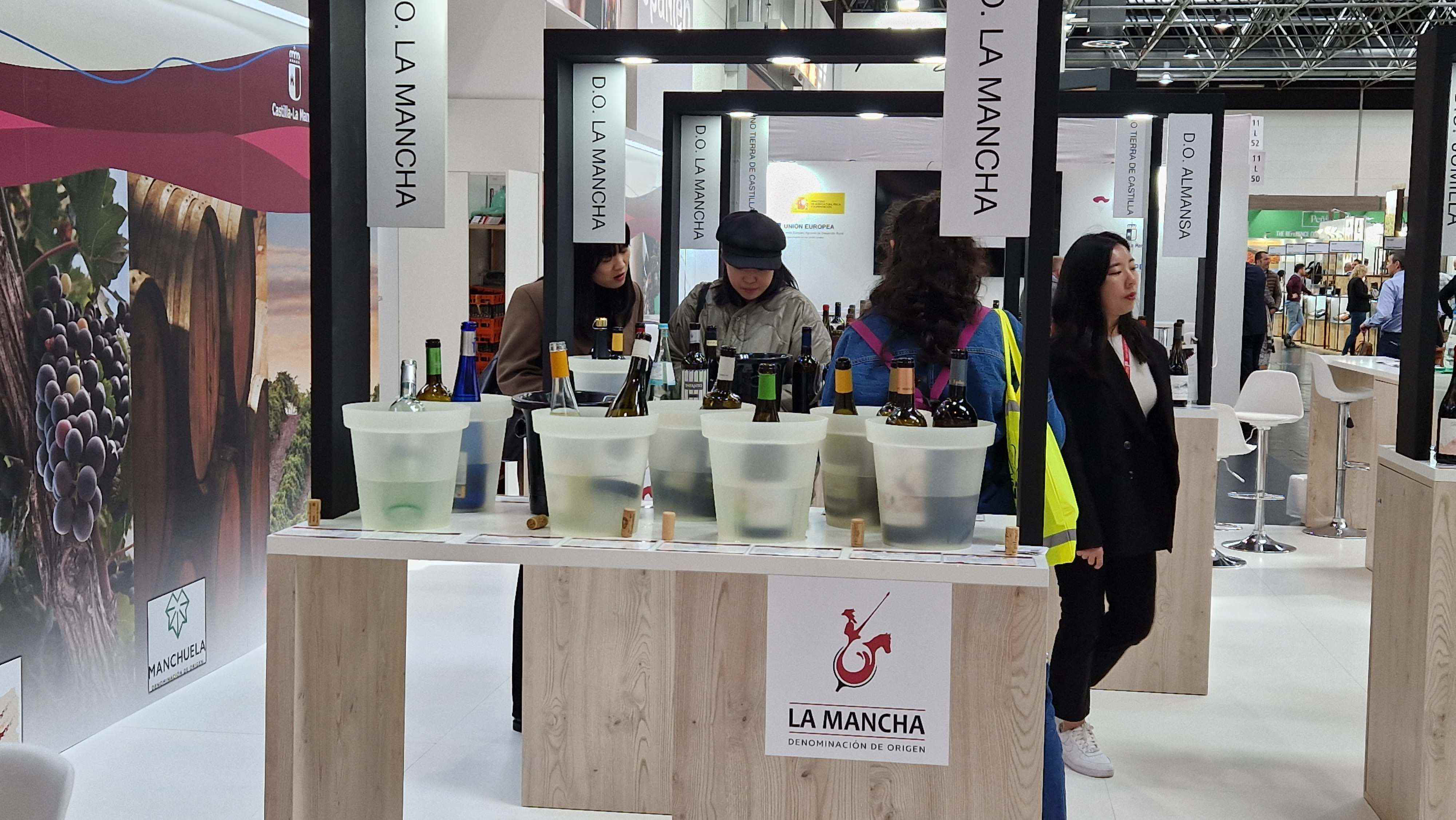 Los vinos DO La Mancha cierran con presencia satisfactoria Prowein 2023.