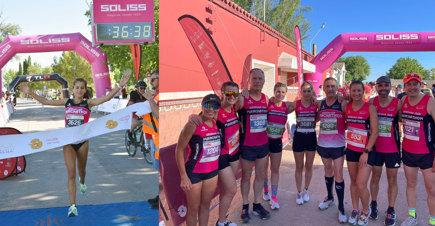  Queralt Criado del A.C. Manchathon ganadora absoluta femenina de la 10K de Argamasilla de Alba