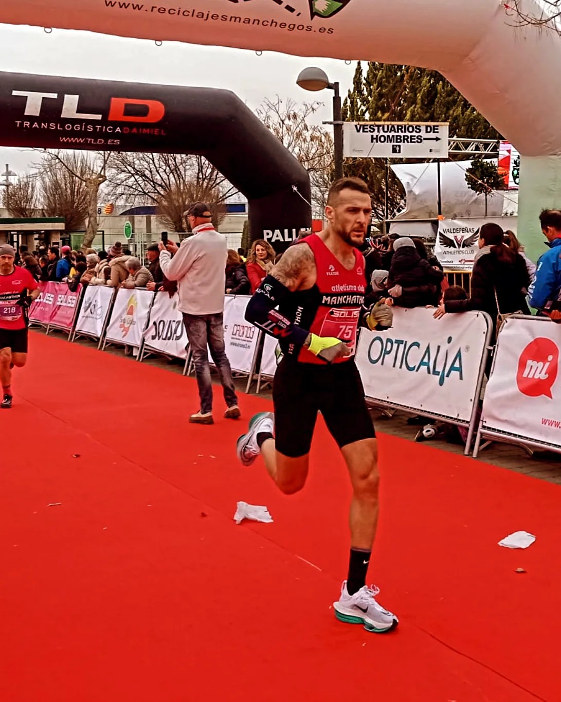 Raul Cruz en la XXIX Muy Heroica Media Maratón “Ciudad de Valdepeñas”