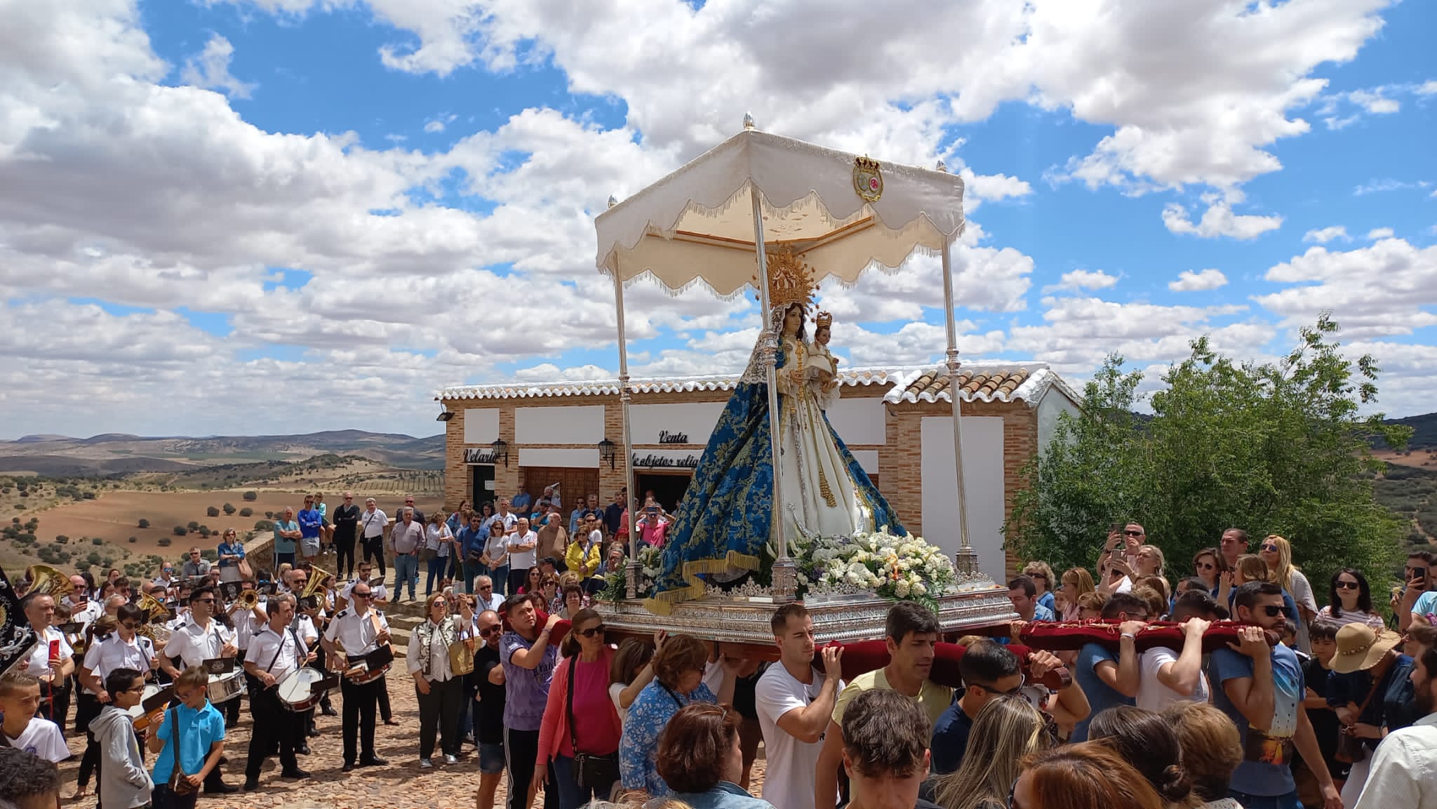 Pozuelo de Calatrava celebra este fin de semana la Romería de la Virgen de los Santos