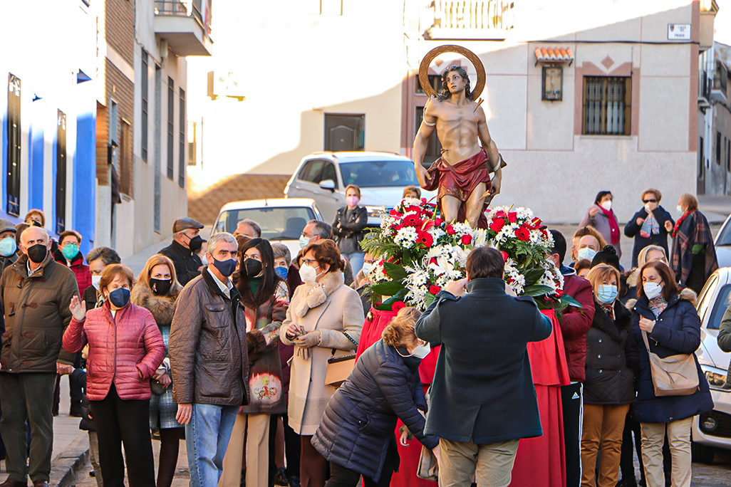 San Sebastián, abogado de las epidemias, recuperó la celebración desde su barrio almodovareño