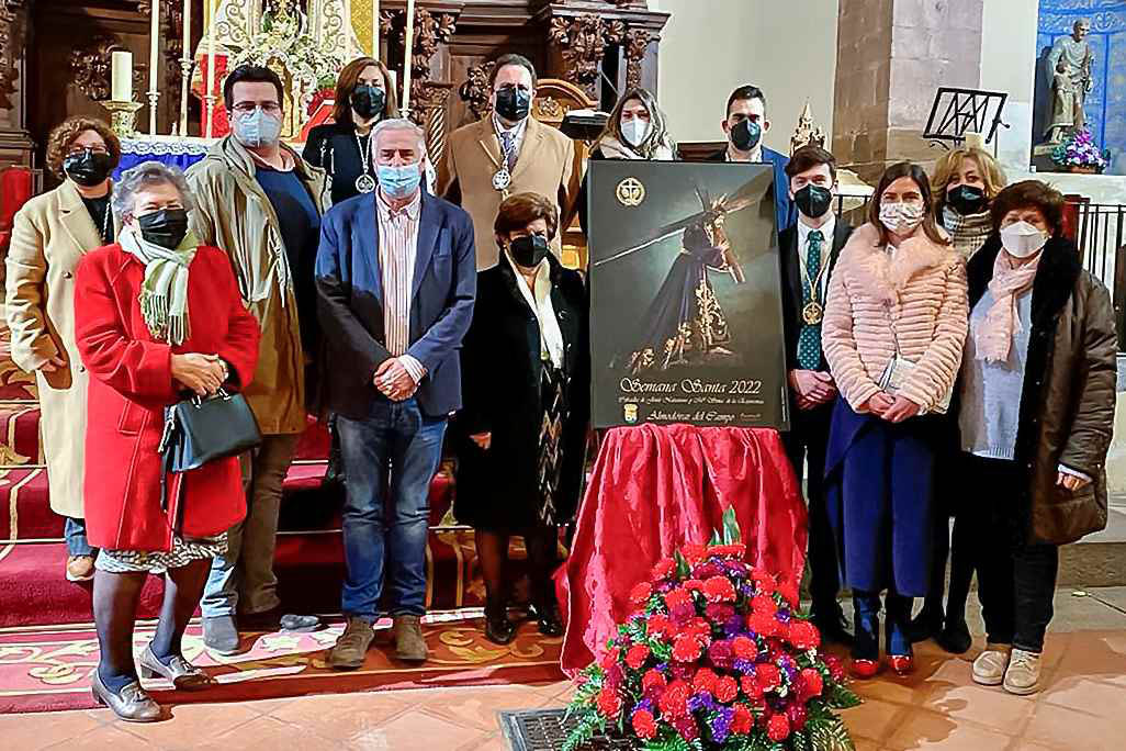 Una solemne estampa del restaurado Nazareno ilustra este año la Semana Santa de Almodóvar del Campo