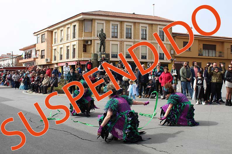 Se suspende el 33 Concurso Regional de Carrozas y Comparsas de Carnaval de Villarrubia de los Ojos por las previsiones meteorológicas