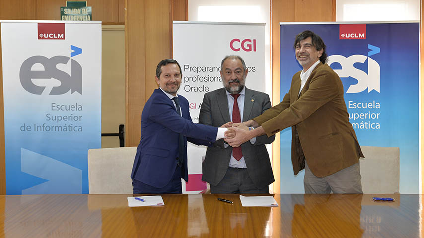 La UCLM y CGI renuevan su colaboración para apoyar la formación de futuros profesionales en Tecnologías de la Información