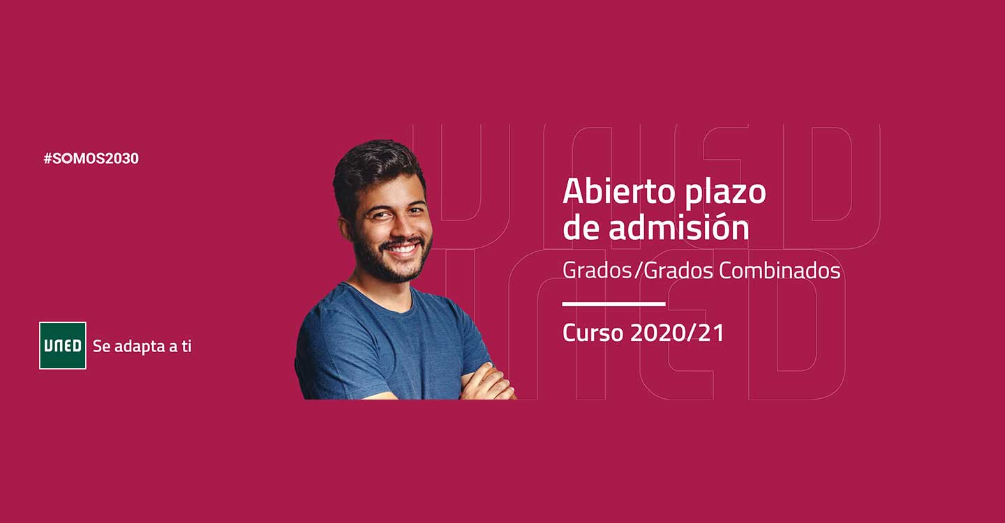 La UNED abre el plazo de admisión para grados y grados combinados desde el 18 de junio hasta el 22 de octubre