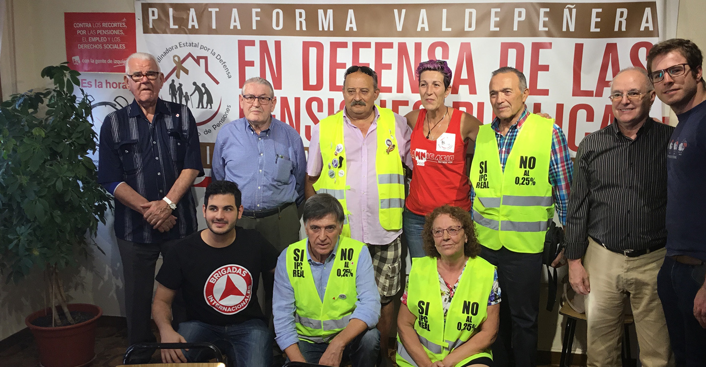 Valdepeñas se une a la lucha por las pensiones dignas