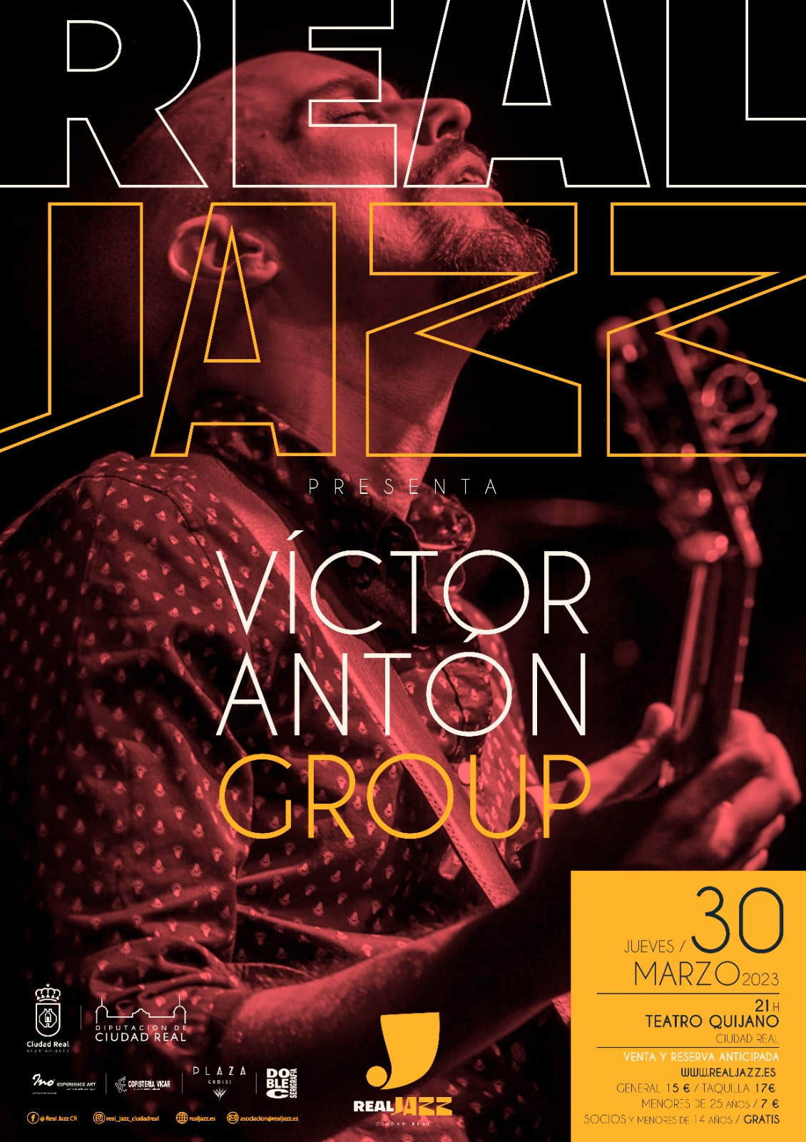 El mejor Jazz contemporáneo con Víctor Antón, en el Teatro Quijano de Ciudad Real