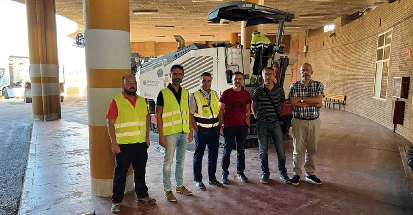 Castilla-La Mancha acomete obras de mejora en las dársenas de la estación de autobuses de la ciudad de Cuenca 