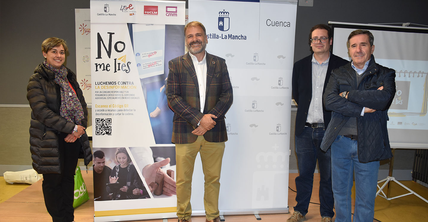 El Gobierno regional clausura en Cuenca la campaña de información ´No me líes´ que pretende ayudar a la ciudadanía a protegerse frente a la desinformación, bulos o fake News