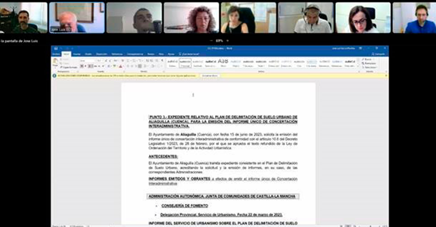 La Comisión Provincial de Concertación Interadministrativa informa del expediente relativo al plan de delimitación de suelo urbano de Aliaguilla