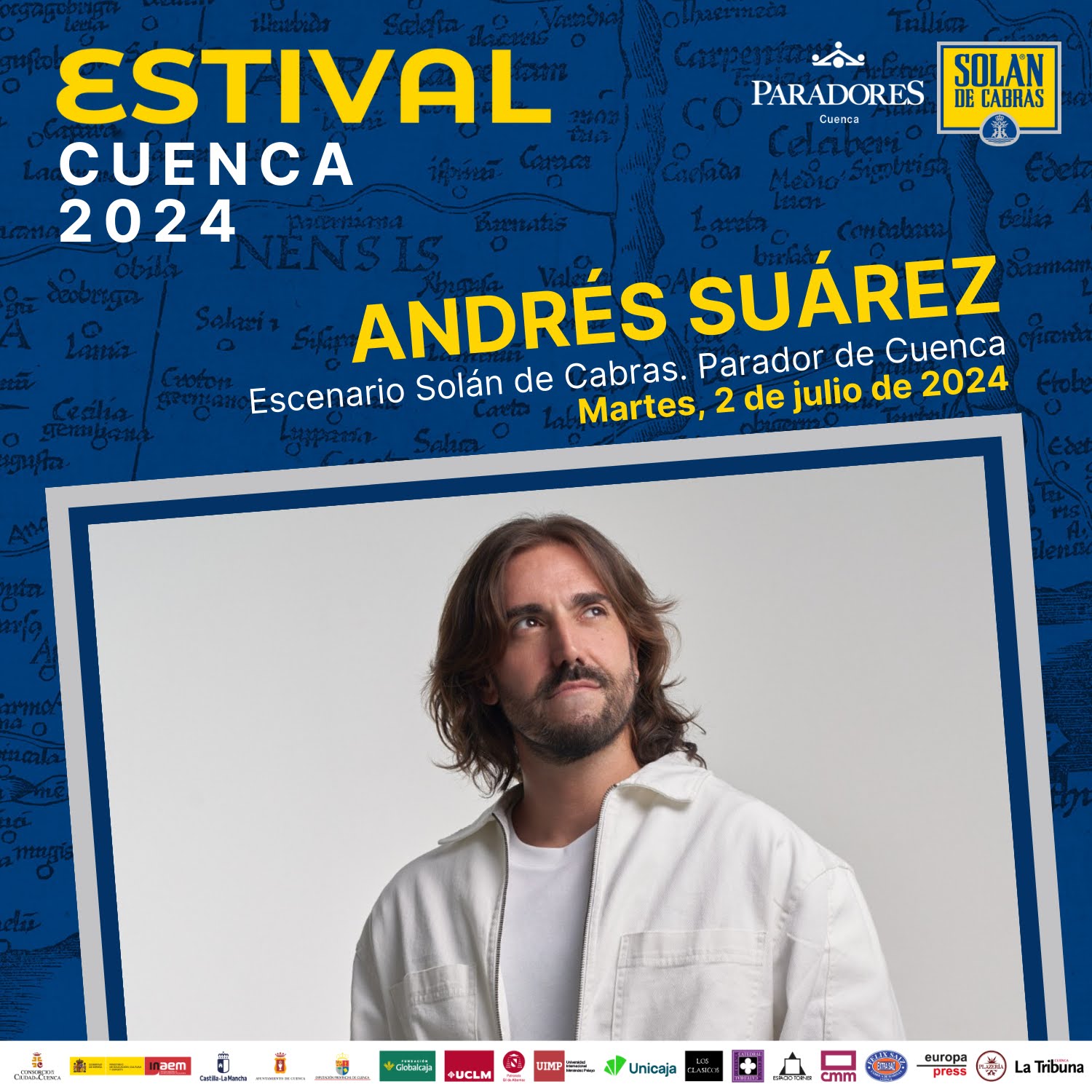 Andrés Suárez, canción de autor actual con acento gallego en Estival Cuenca 24