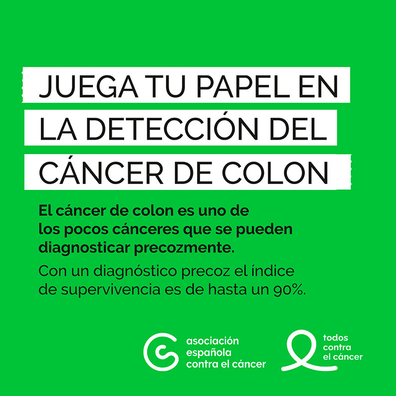 La Asociación Española Contra el Cáncer invita a “jugar tu papel” contra el cáncer de colon