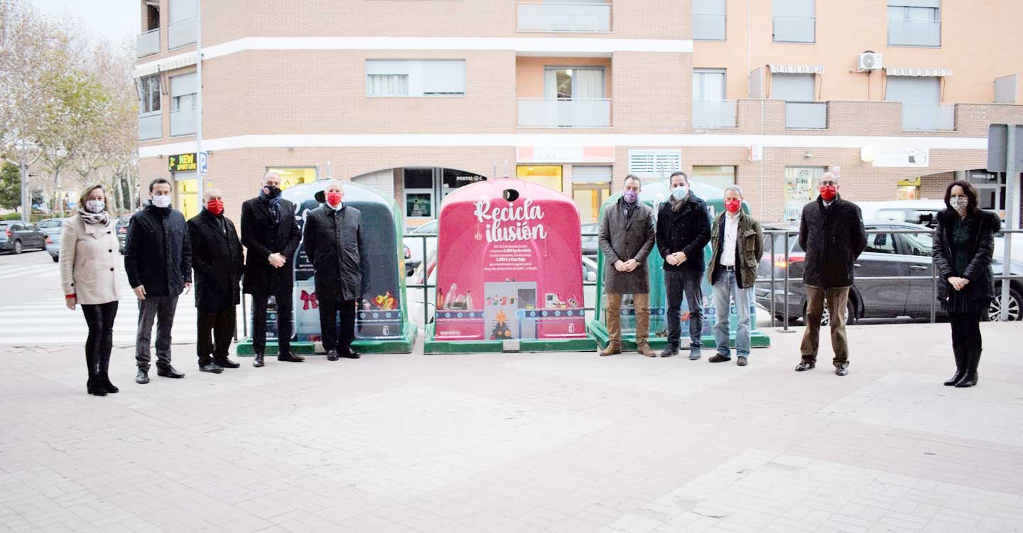 Ecovidrio y el Ayuntamiento de Tarancón ponen en marcha el reto solidario “Recicla ilusión” para promover el reciclaje de envases de vidrio 