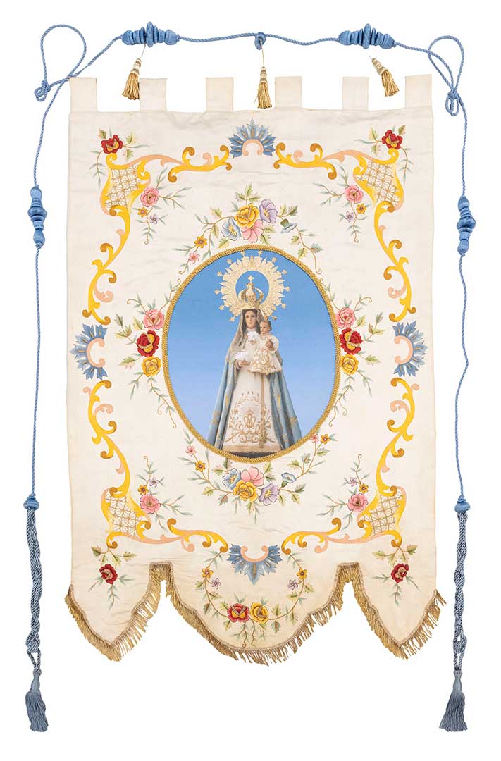 Restaurado el estandarte de Nuestra Señora de los Remedios de Horcajada de la Torre en Cuenca