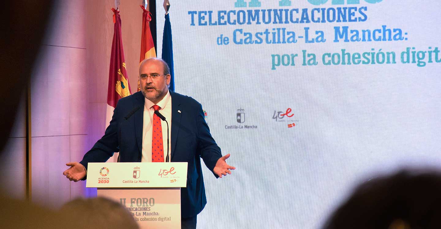 Martínez Guijarro inaugura el II Foro de Telecomunicaciones, organizado por la Consejería de Desarrollo Sostenible