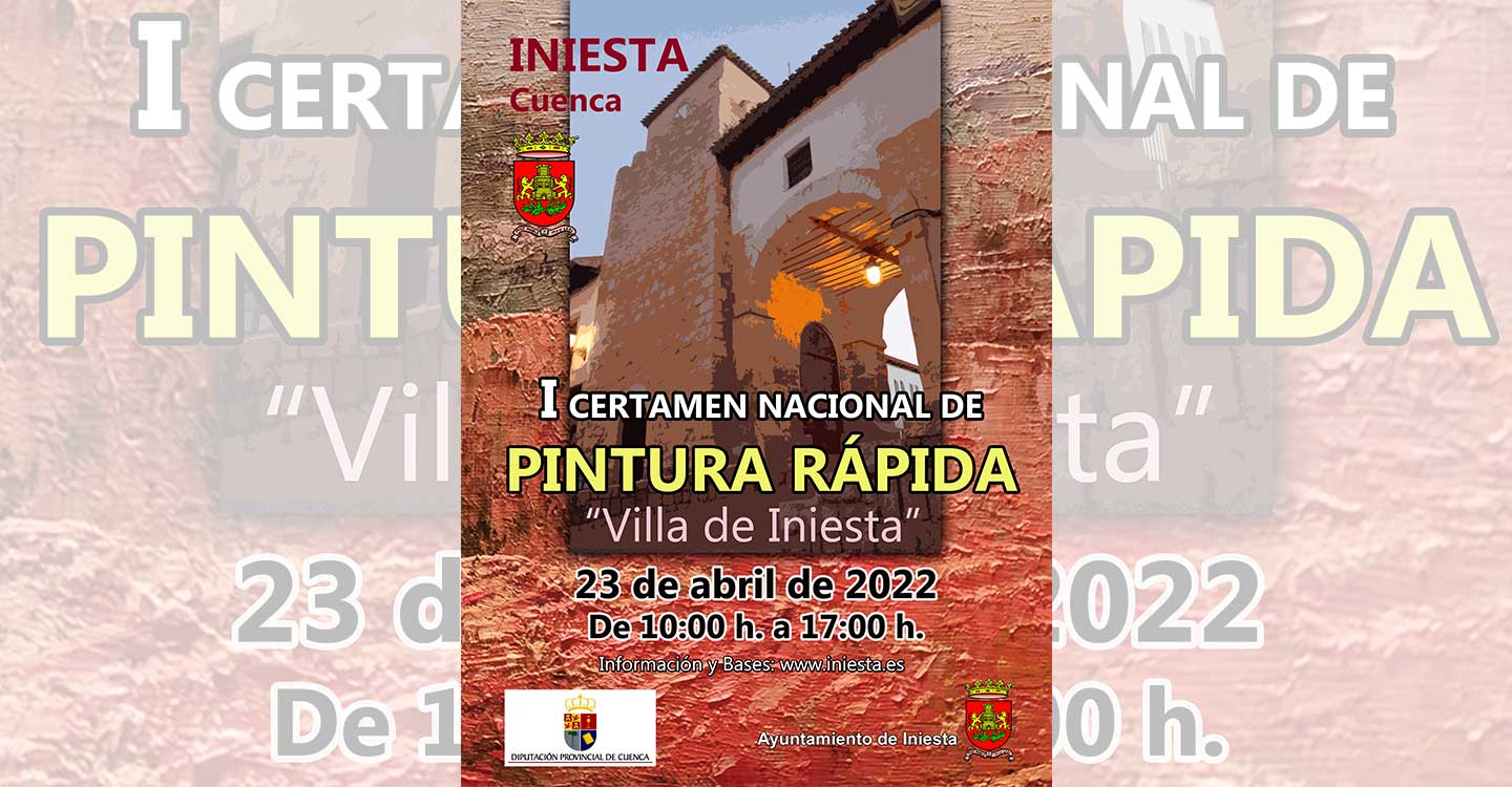 Iniesta organiza el Primer Certamen Nacional de pintura rápida Villa de Iniesta