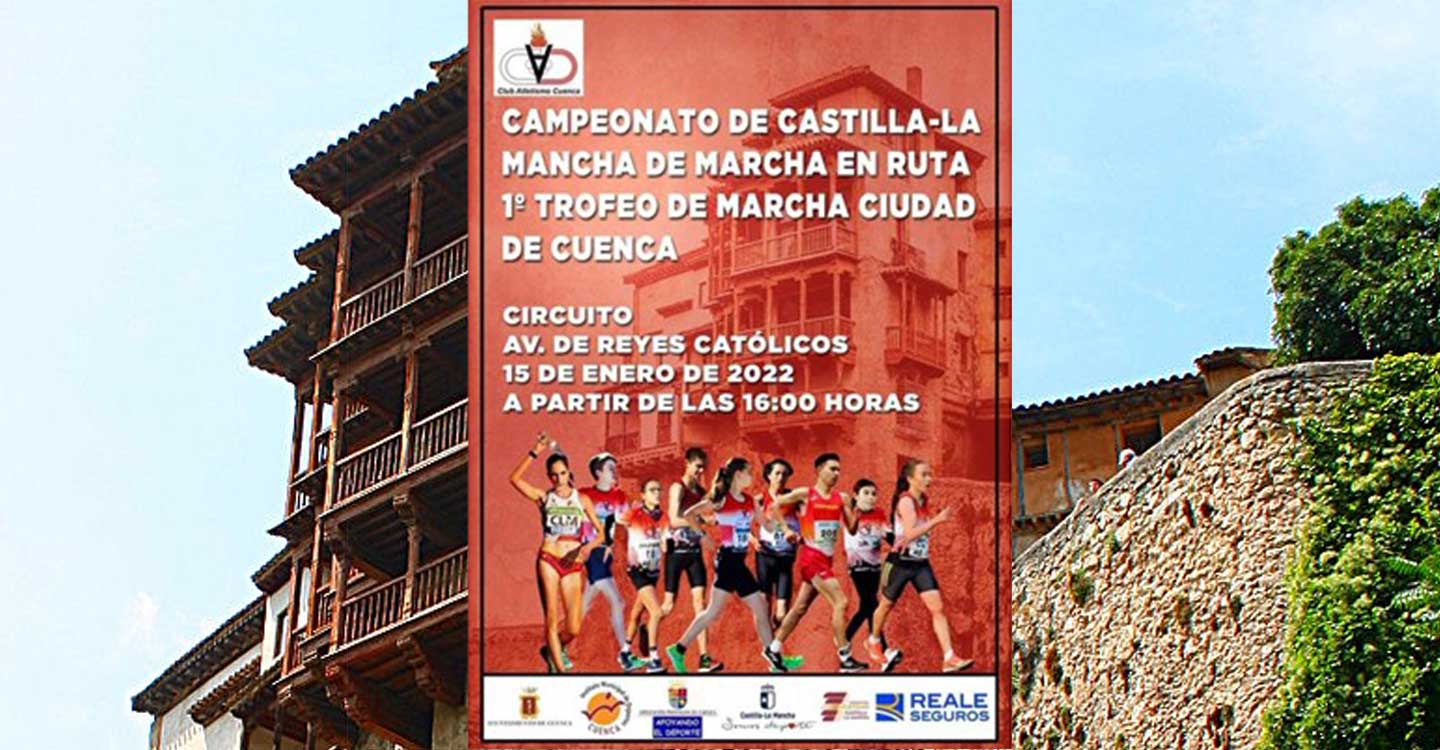El Campeonato de Castilla-La Mancha de Ruta en Marcha provocará afección al tráfico este sábado en Cuenca