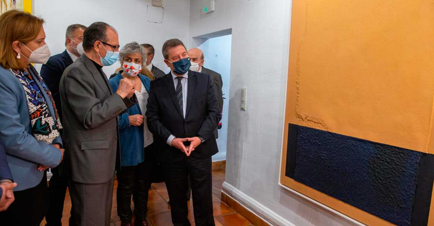 Nuevo espacio dedicado al pintor Rafael Canogar en la 'Fundación Antonio Pérez' de Cuenca