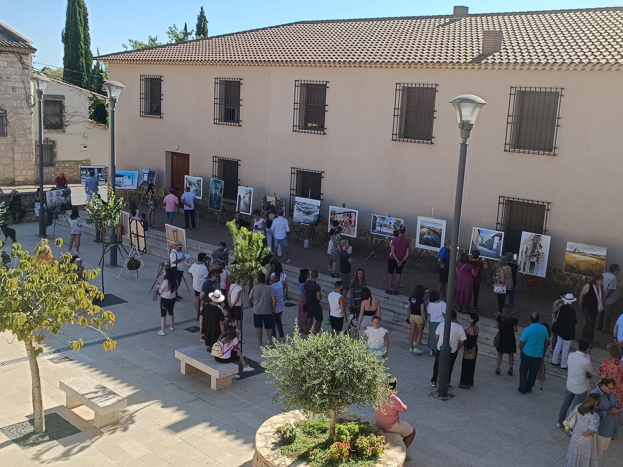 Gran éxito de participación en el II Certamen de Pintura Rápida Villa de El Pedernoso