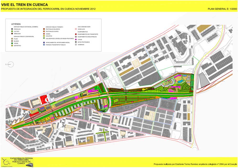 Los defensores del tren de Cuenca proponen cambiar de ubicación la estación de alta velocidad en vez del vertedero