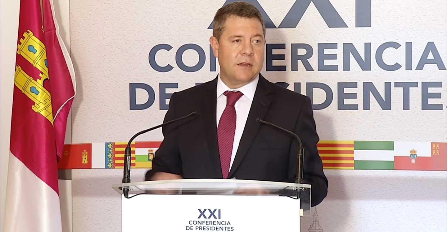 García-Page plantea en la XXI Conferencia de Presidentes que España destine al menos el 25% de su gasto sanitario total a la Atención Primaria
