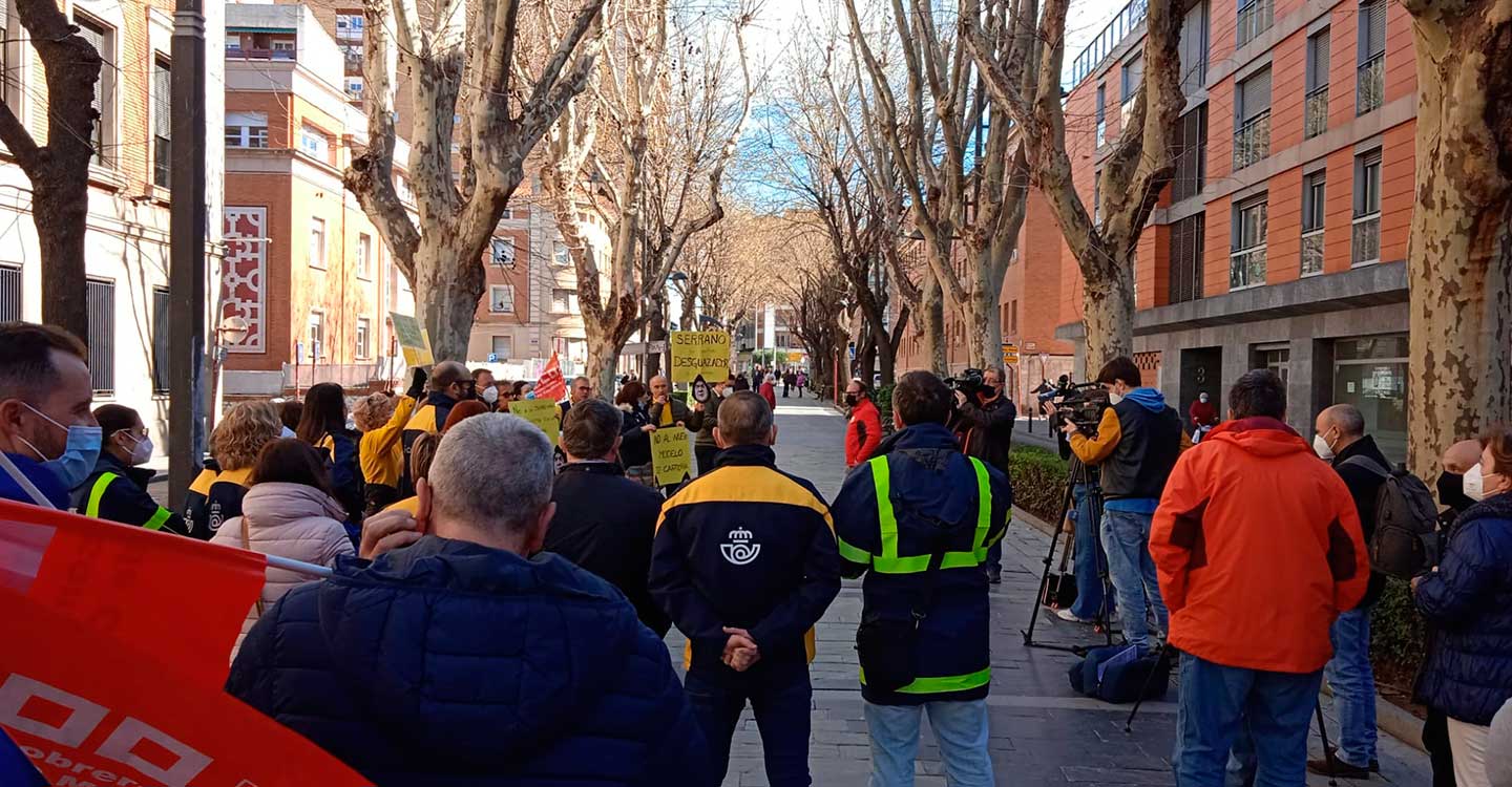 Los/as trabajadores/as de Correos de la provincia de Guadalajara se movilizan para defender el empleo y el servicio público postal