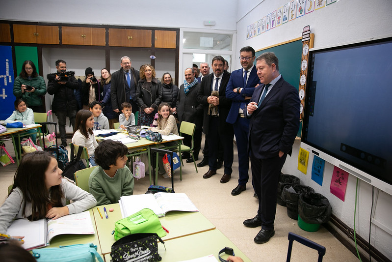 García-Page avanza la inminente contratación de “430 nuevos docentes” para su incorporación al Plan de Éxito Educativo de Castilla-La Mancha